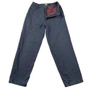 Cabela's Thermal Pants Womens 12 Plaid Flannel Lined Outdoors Winter Workwear